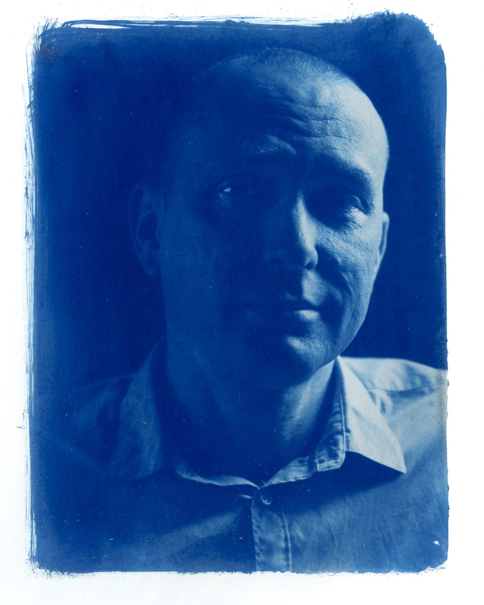 Cyanotype portrait